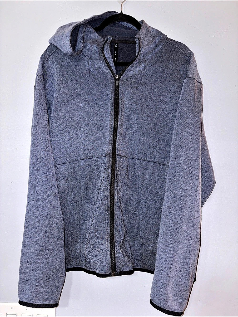 REI Co-op Men’s XL Gray Full Zip Hoodie Jacket Cotton Blend Outdoor
